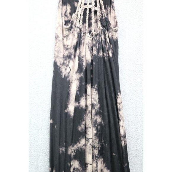 T-Party Tie-Dye Maxi Dress-Large-Braided Criss-Cross Back-Hippie-Boho - Picture 10 of 12